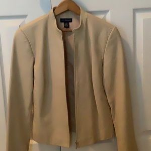 Ann Taylor leather jacket size S
